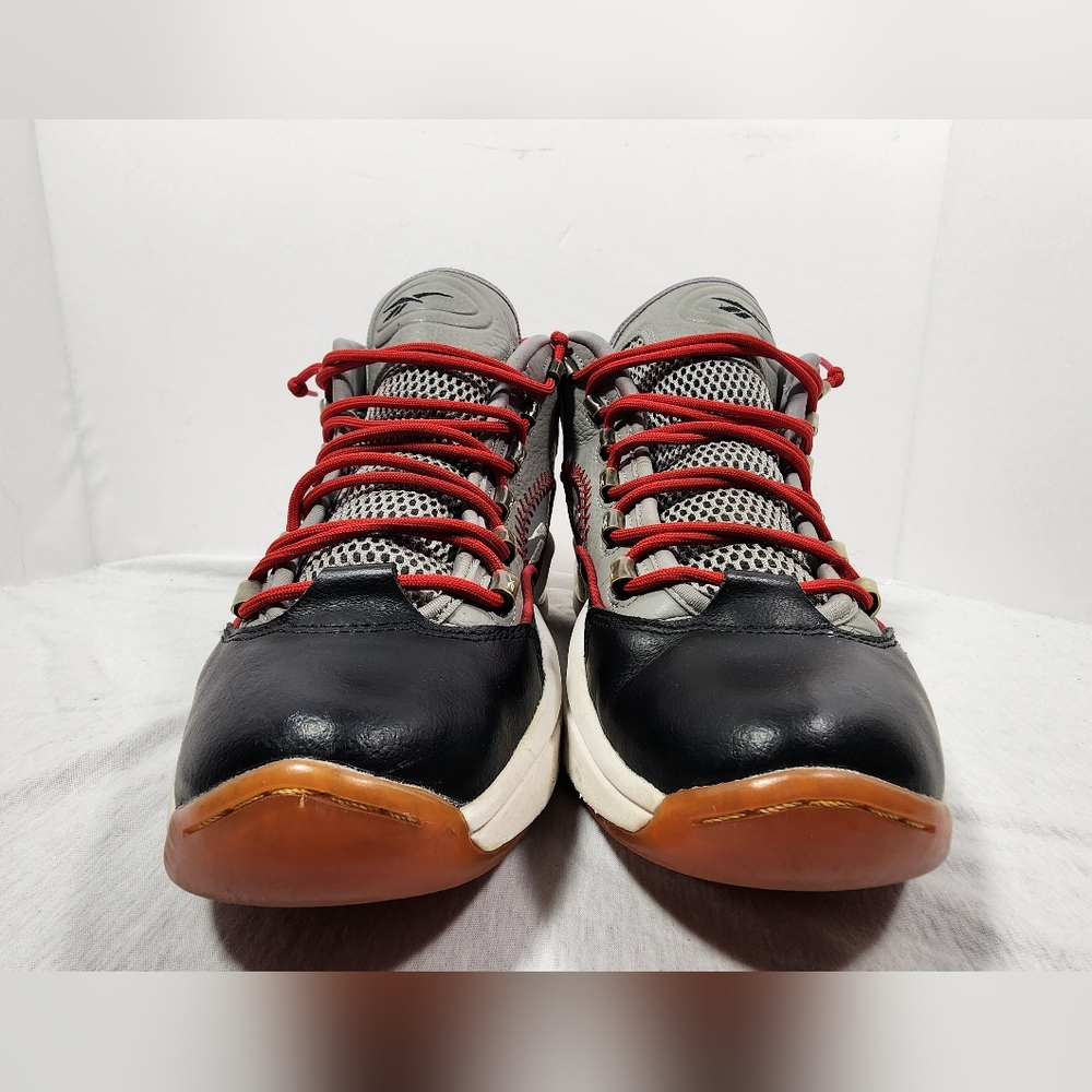 REEBOK QUESTION MID ALLEN IVERSON PRACTICE RANT SHOE SIZE 11, MENS GRAY 2016 - Picture 3 of 16